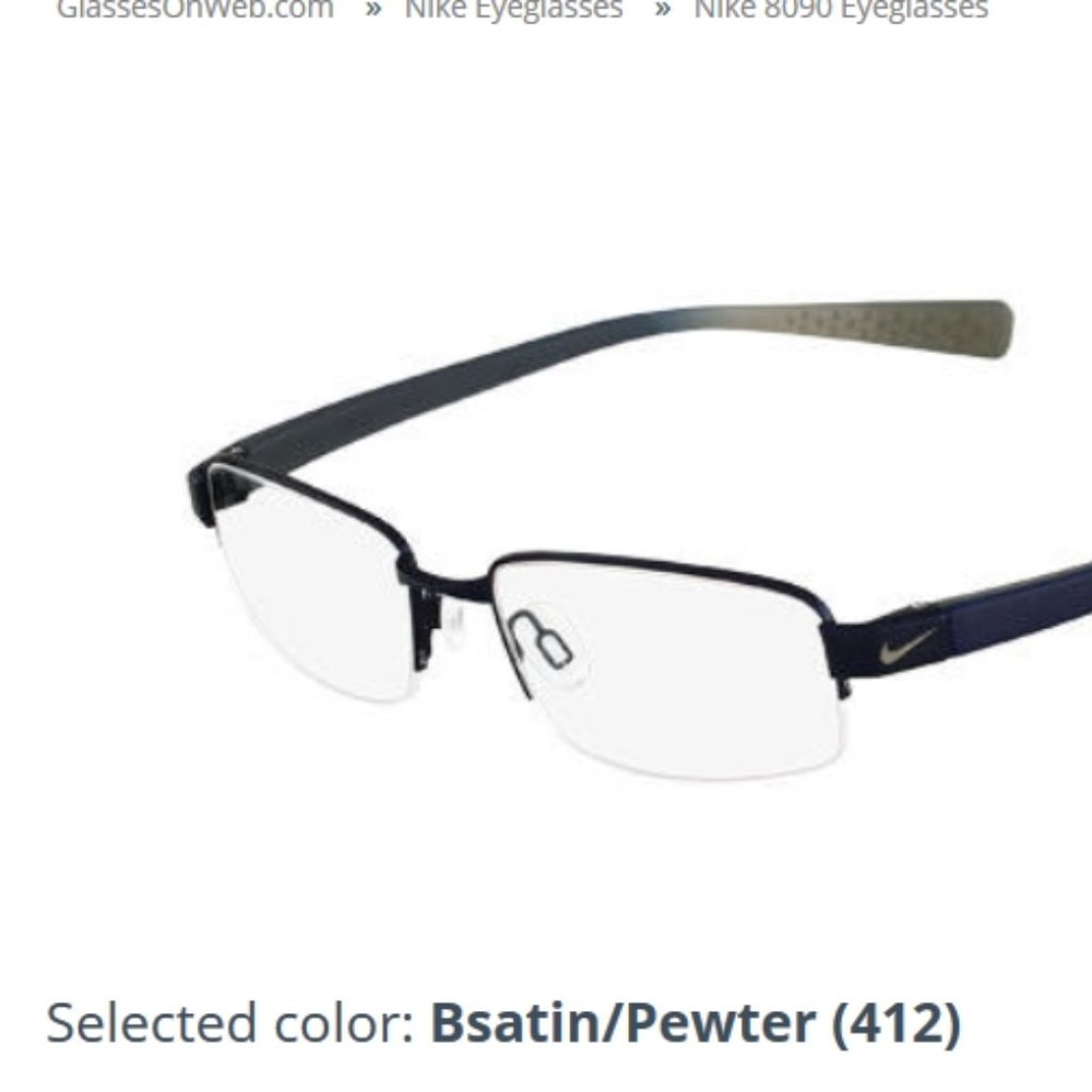 Men’s Nike 8090 eyeglasses frames-color 412